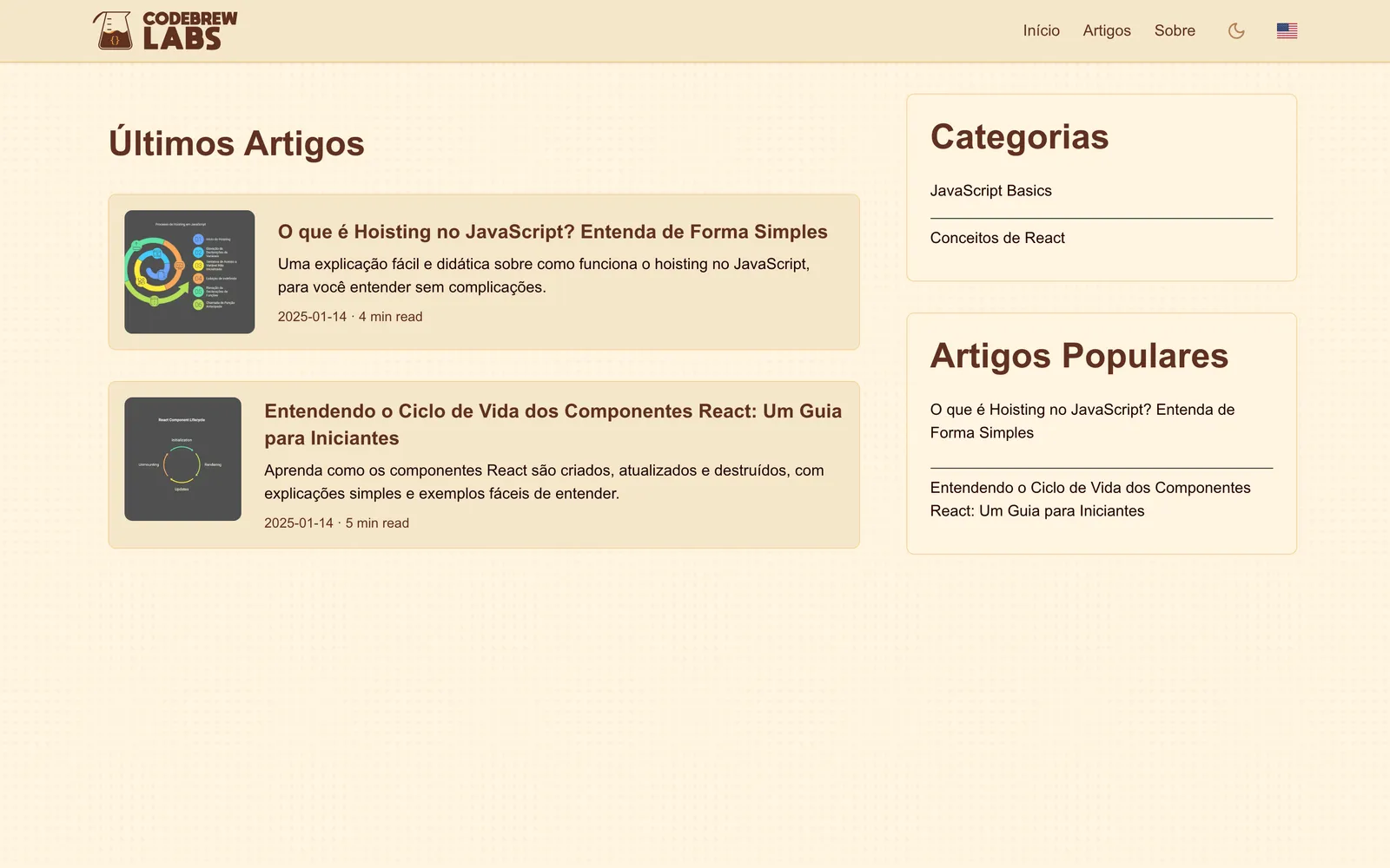 CodeBrew Labs — screenshot
